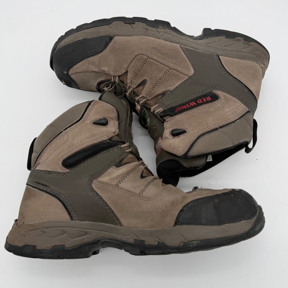 Red Wing Xplorer Waterproof Work Boots Mens 10 D Brown ASTM F2413-18 EH PR 3561 - Picture 4 of 7